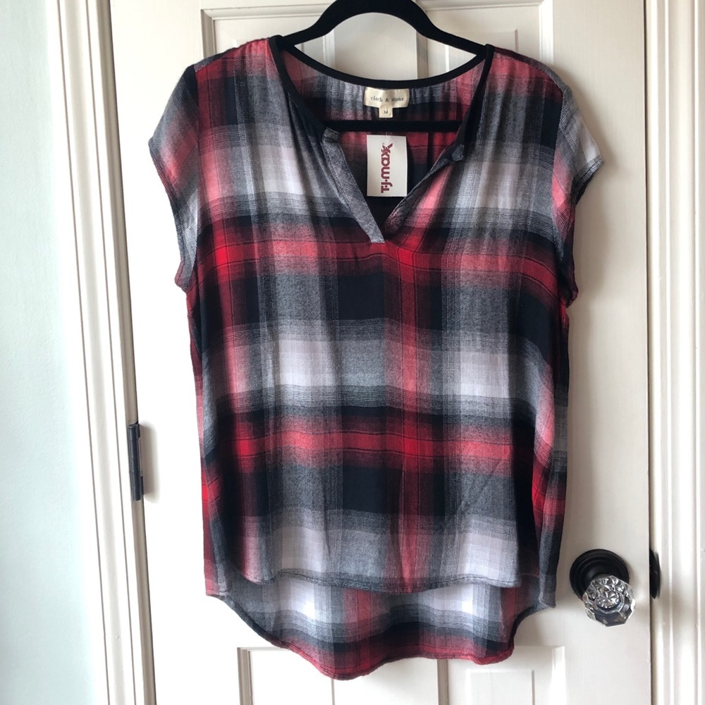 Cloth and Stone Plaid shirt
